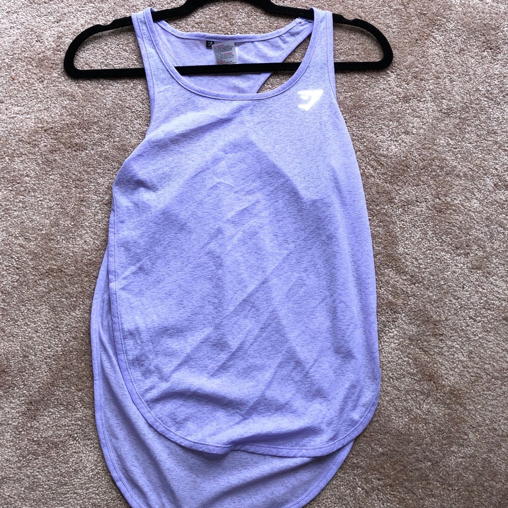 GYMSHARK high low workout shirt